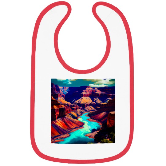 Grand Canyon Liquid Color Graphic Bibs