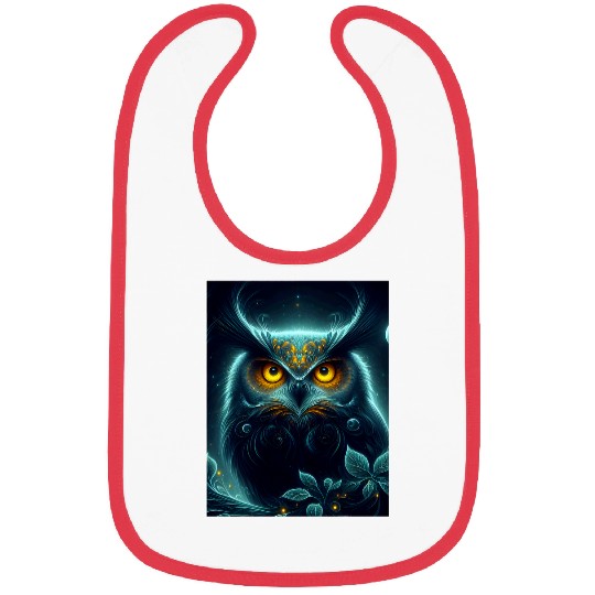 Owl Pet Night Owl Eyes on the Target Bibs