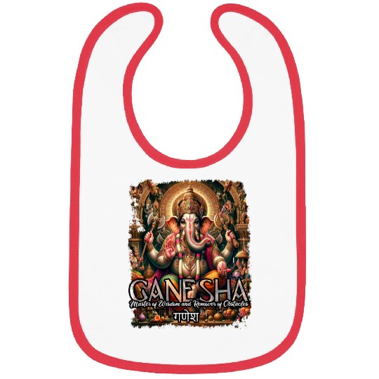 Elephant Pet Ganesha Elephant God Wisdom Fortune Hindu Mythology Bibs