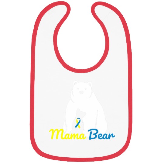 Bear Pet Mama Bear Down Syndromes Awareness T21 1 Bibs