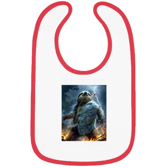 Sloth Pet Cringe Alpha wolfs Parody Hide Your Wife Funny Alpha Sloth Bibs