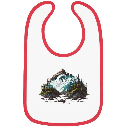 Beautiful mountain landscape for hiking Bibs