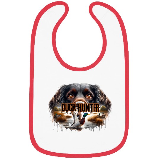 Boykin Spaniel Dog with Mallard Ducks Hunting Duck Hunter Bibs