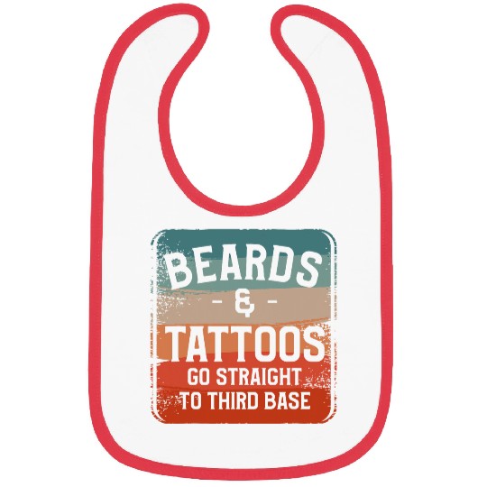 Beards Tattoos Go Straight To Third Base Tattoo Lover Bibs