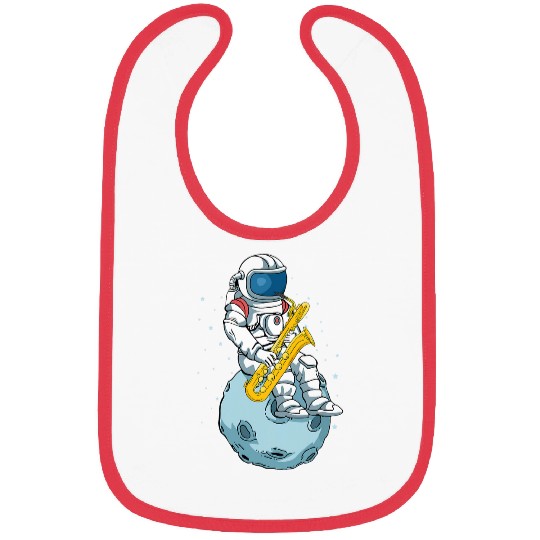Bass Saxophone Player Astronaut Orchestra Bass Saxophone Bibs