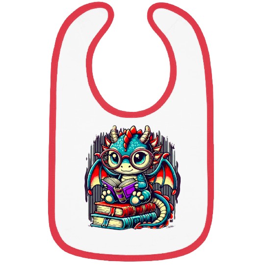 Dragon Pet Book Dragon Reading Bibs
