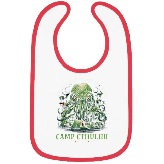 Camp Cthulhu Cosmic Horror Camping Cthulhu 2 Bibs