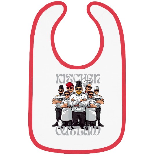 Kitchen Outlaw 2Culinary Gangster Chef Squad Bibs