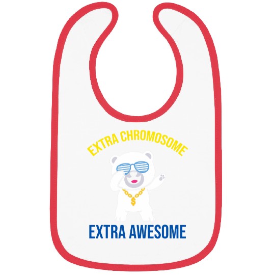 Bear Pet Extra Chromosome Extra Awesome Bear Down Syndromes Awareness Bibs
