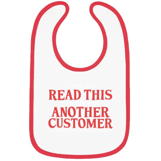 Bartender Serving Customer Barkeeper Bartending Graphic Bibs