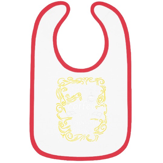 Coffee Fun CF Coffee and Coloring Slim Fit Bibs
