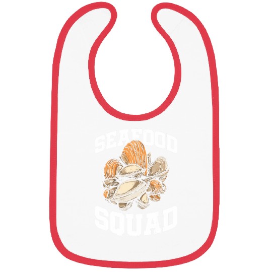 Seafood Squad Shellfish Oysters Lobster Chef Bibs
