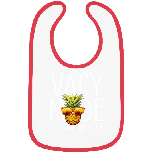 Bartender Vacation Design Vacy Mode Bartender Squad Bibs