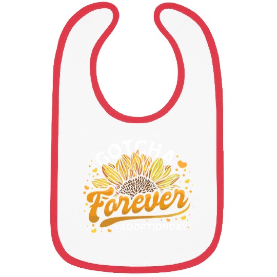 Gotcha Forever Adoption Announcement Gotcha Day Sunflower 1 Bibs