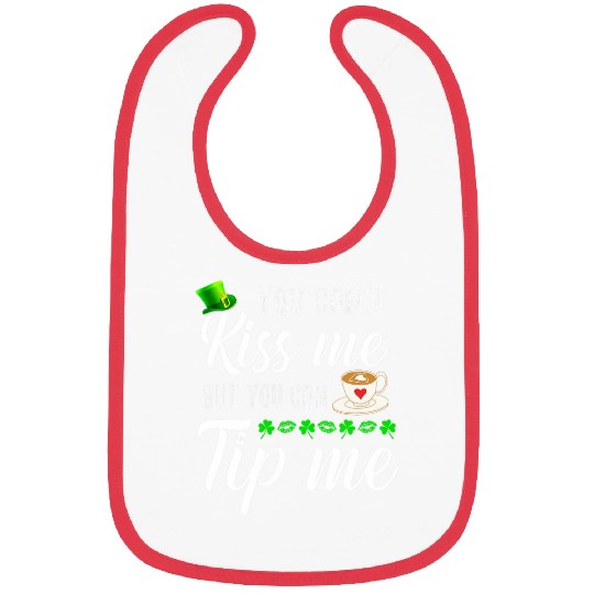 Coffee Fun St Patricks Day Coffee Waitress Waiter Tips Bibs