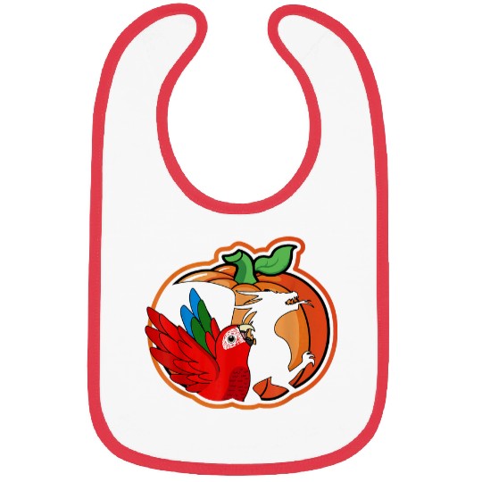 Dragon Pet Pumpkin Parrot Dragon Shadow I Greenwinged Macaw Bibs