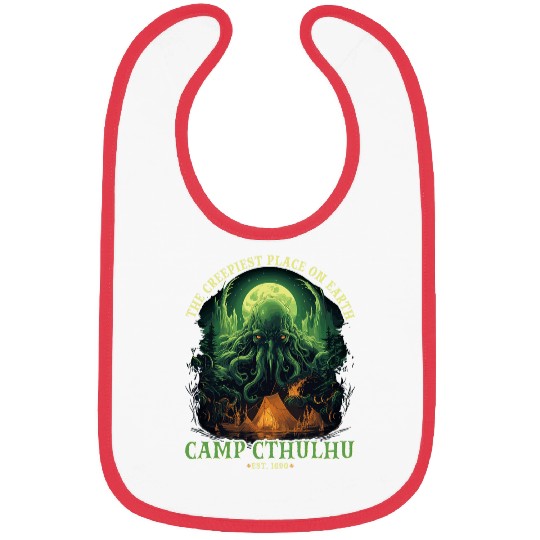Camp Cthulhu Cosmic Horror Camping Cthulhu 5 Bibs
