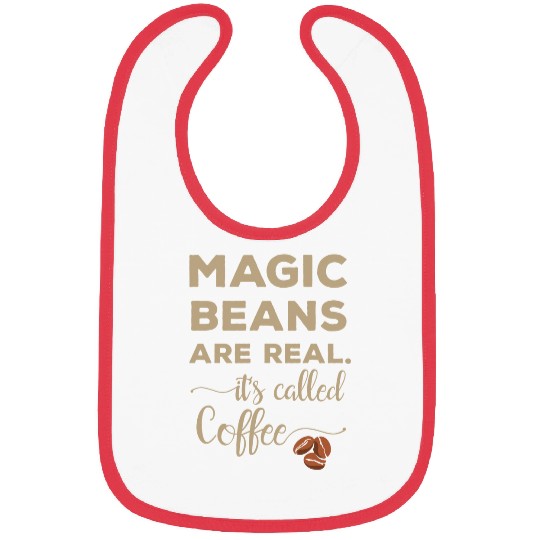 Coffee Fun for caffeines fans Magic Beans Bibs