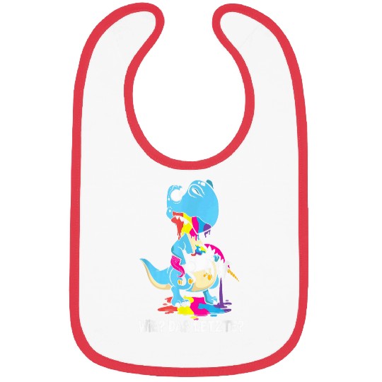 Dragon Pet Like The Last Dragon Eats Unicorn Bibs