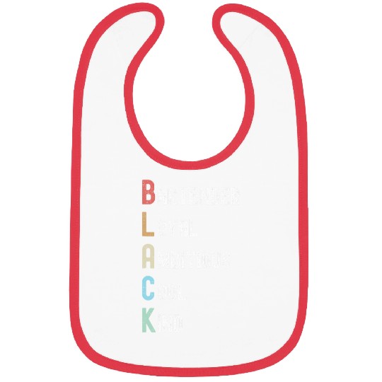 African American Bartender Mixologist Black Acronym Bibs