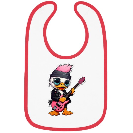 Duck Pet with Guitar Bibs