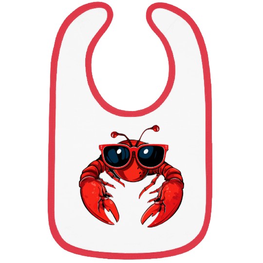 Cajun Crawfish Boil Party Crawfish Sunglasses Mardi Gras Bibs