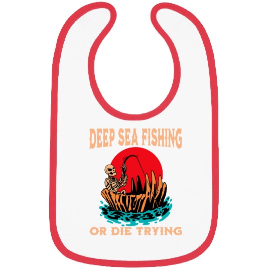 Funny Deep Sea Ocean Fishing Lover Tournament Bibs