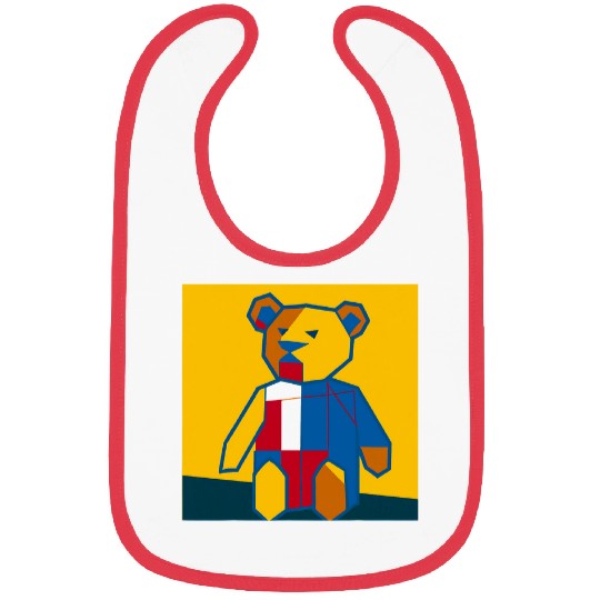 Bear Pet Constructivist Teddy Bear Bibs