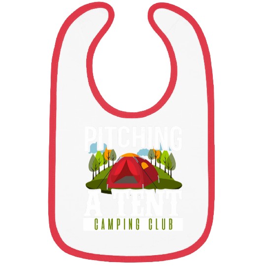 Camping Camper Pitching A Tent Bibs
