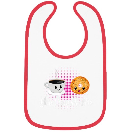 Coffee Fun and Bagel Breakfast Complete Lovers Bibs