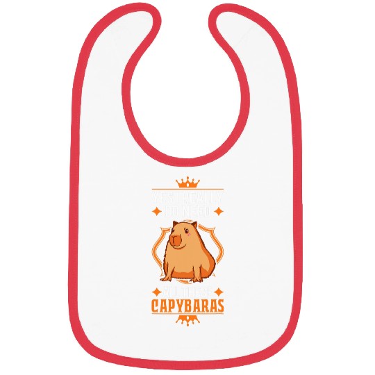 capybaras Pet Saying Rodent Capibara Bibs