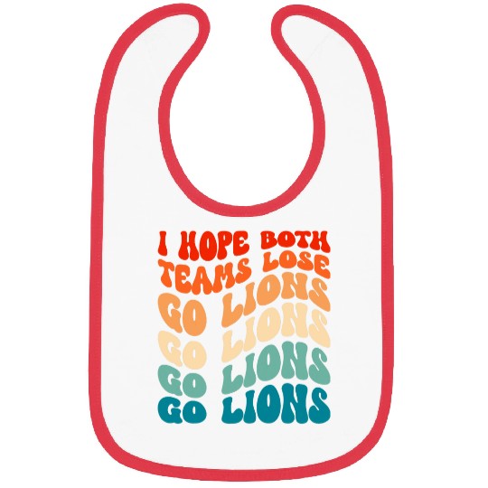 Lion Pet I Hope Both Teams Lose Go Lion 2 Bibs