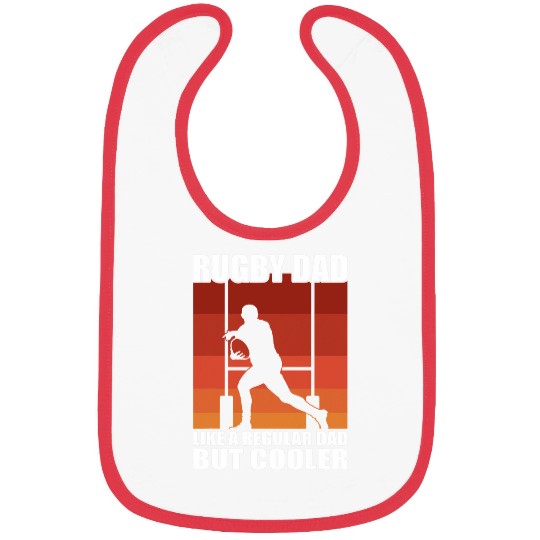 Funny Rugby Dad Bibs