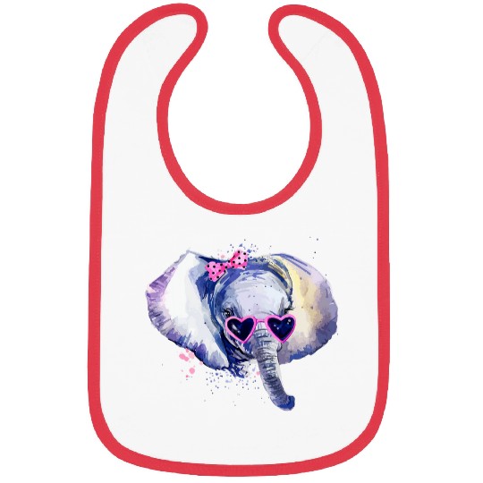 Elephant Pet hand painted Elephant Bibs