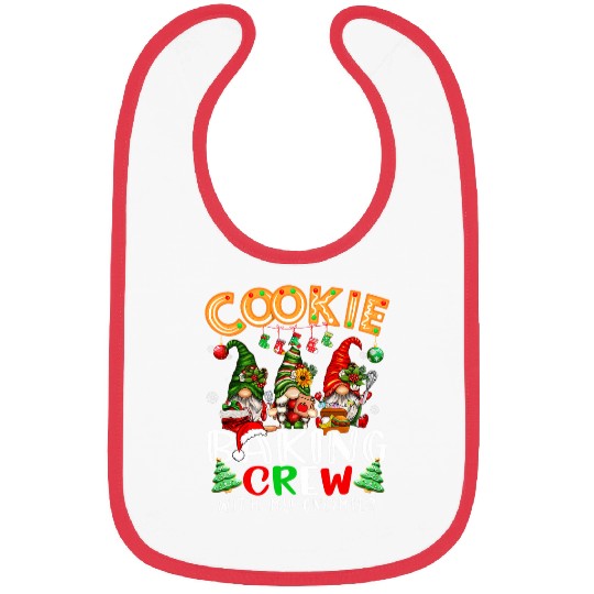 Cookie Baking Crew With My Gnomies Cooking Gnomes Christmas Bibs