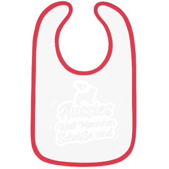 Aussie Funny Australian Shepherd People Gift Bibs