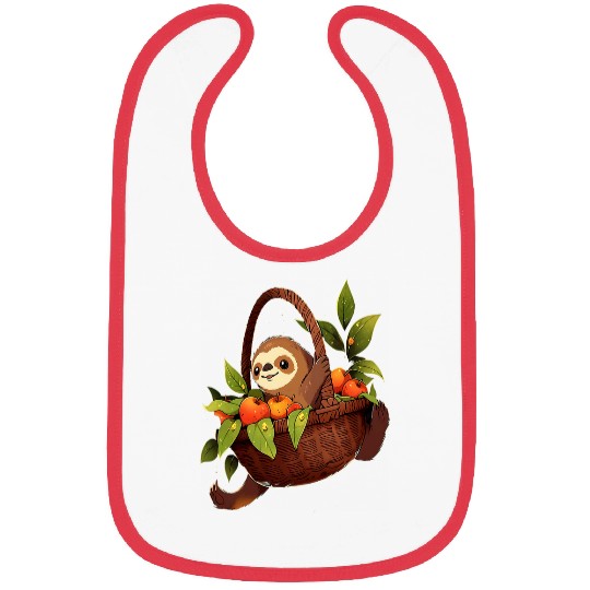 Sloth Pet Fall Harvest Thanksgiving Autumn Bibs