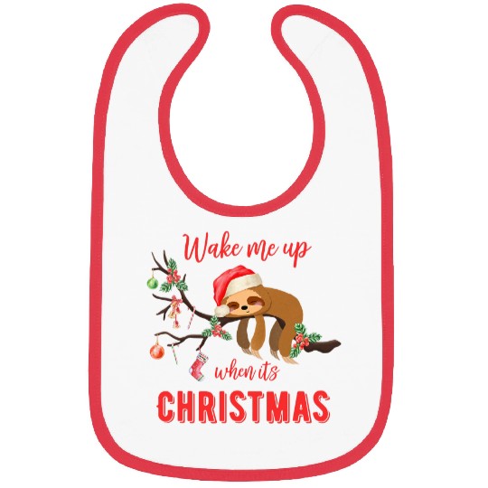 Sloth Pet for Christmas sleep Bibs