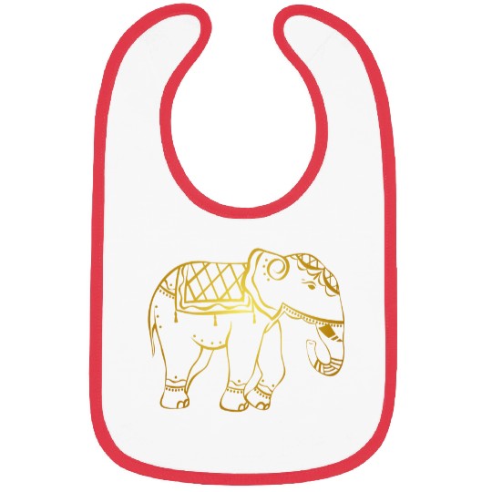 Elephant Pet Ohm Yoga Third Eye Isha Hindu Linga Bibs