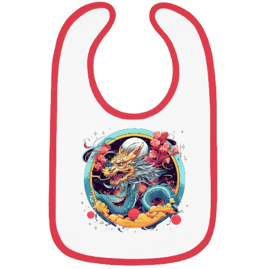Dragon Pet Chinese Japanese Dragon Asian Japan 10 Bibs