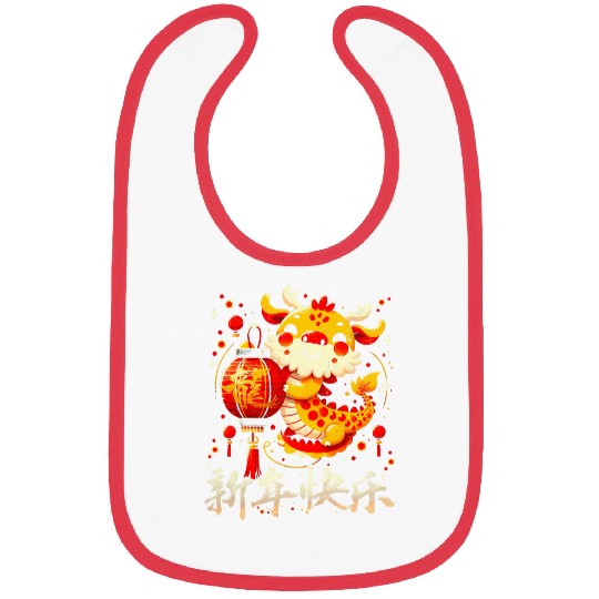 Dragon Pet Chinese Lunar New Year Cute Dragon Bibs