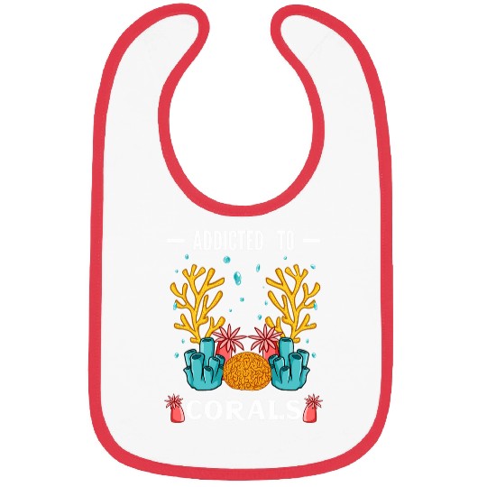 Coral Reef Funny Marine Animals Sealife Bibs