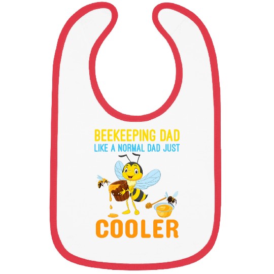 Cool Beekeeping Art Men Dad Bee Hive Keeping Honey Beekeeper Bibs