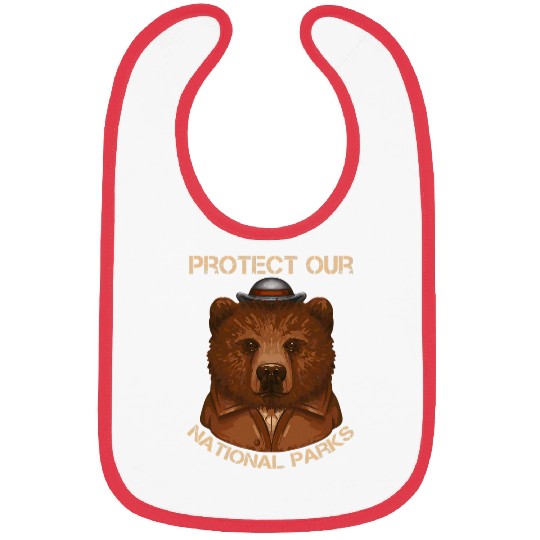 Bear Pet Protect Our National Parks Outdoor Bear Environmentalist 2 Bibs