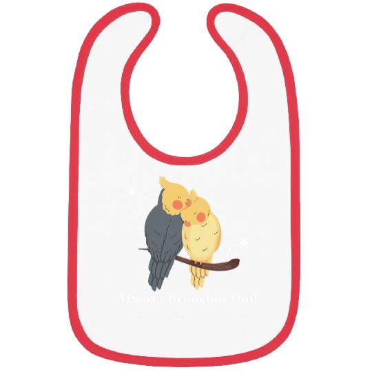 Cute Birds On A Branch Birding Bird Watching Bird Watcher Bibs