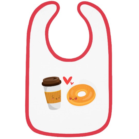 Coffee Fun Bagel Coffee Funny Bagels Breakfast Bibs