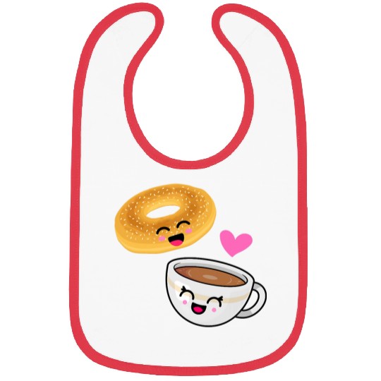 Coffee Fun Bagels Coffee bagel Bibs