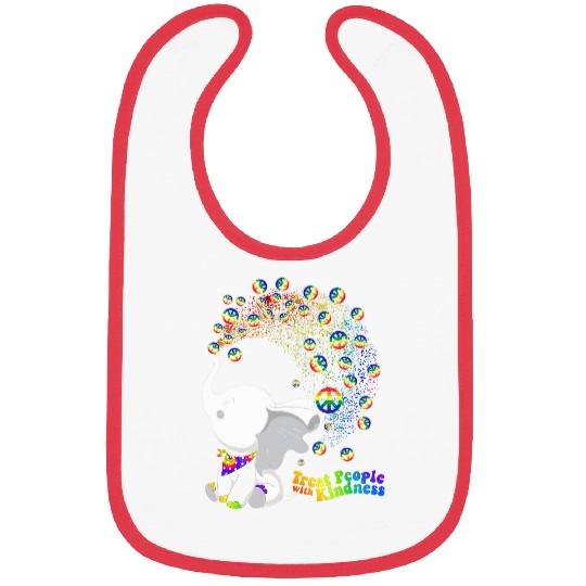 Elephant Pet treat people with kindness Bibs
