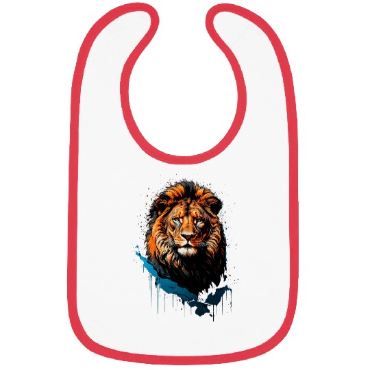 Lion Pet Powerful And Courageous Lion Great Lion Bibs