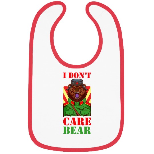 Bear Pet I Dont Care Bear Bibs